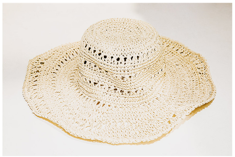 Crochet Straw Hat